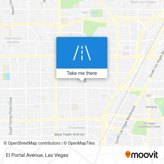 El Portal Avenue map
