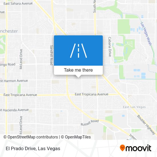 Mapa de El Prado Drive