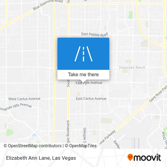 Mapa de Elizabeth Ann Lane