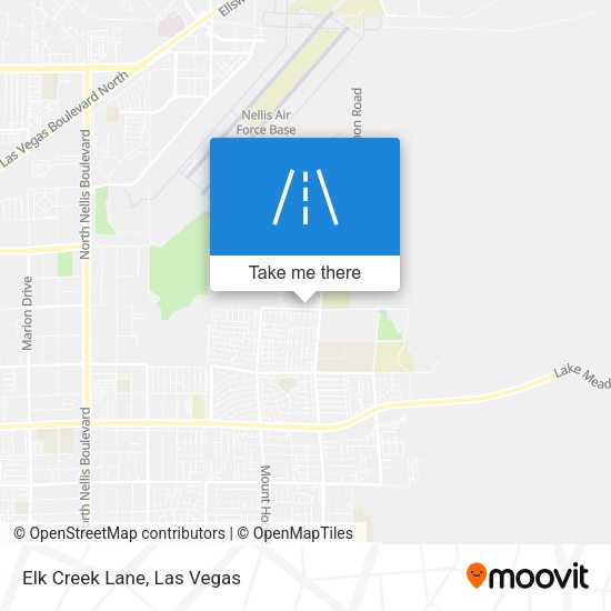 Mapa de Elk Creek Lane