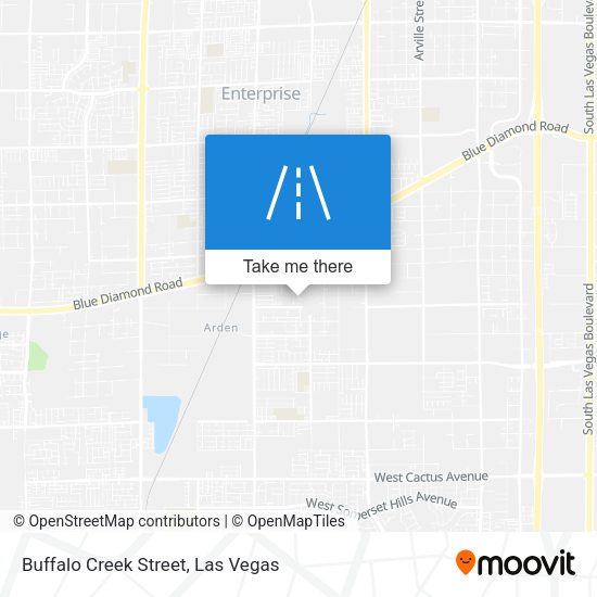 Mapa de Buffalo Creek Street