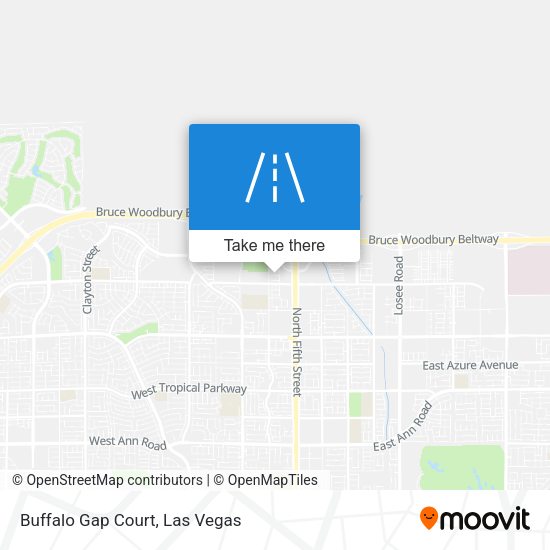 Buffalo Gap Court map
