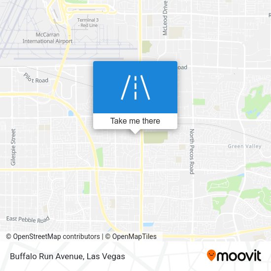 Buffalo Run Avenue map