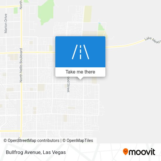 Bullfrog Avenue map