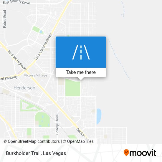 Burkholder Trail map