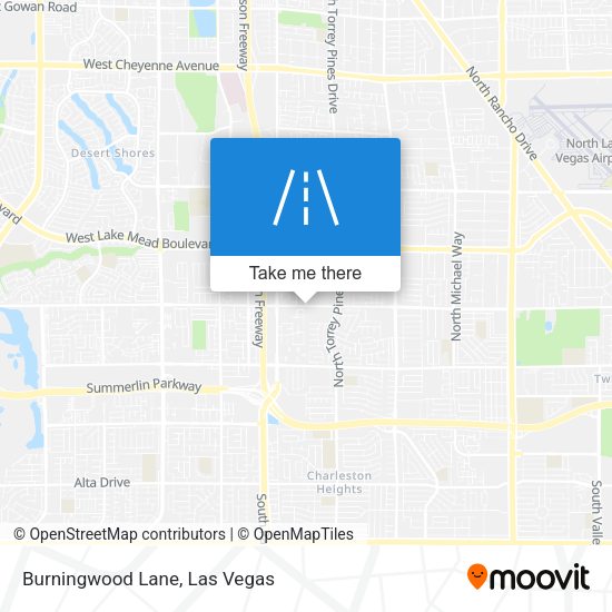 Mapa de Burningwood Lane