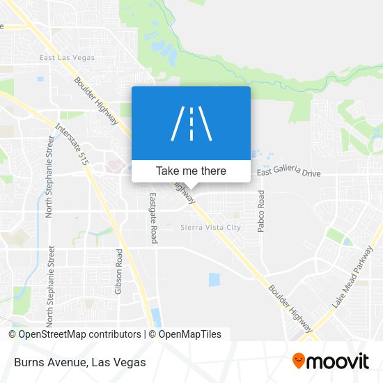 Mapa de Burns Avenue
