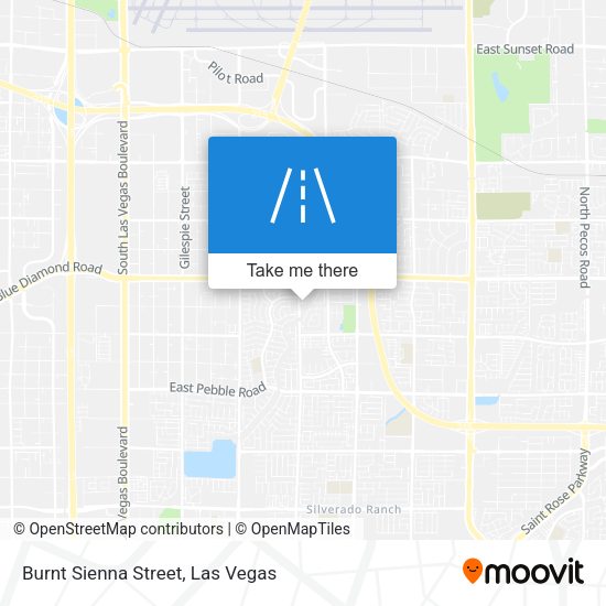 Mapa de Burnt Sienna Street