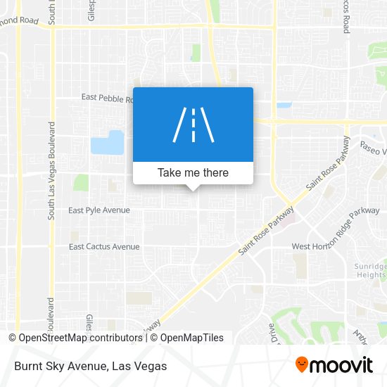 Burnt Sky Avenue map