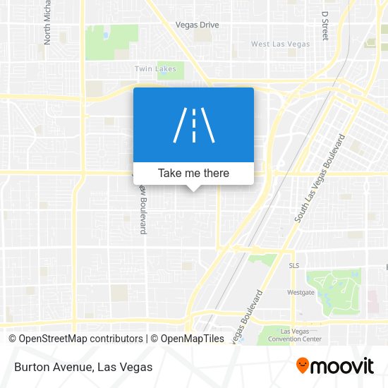 Mapa de Burton Avenue