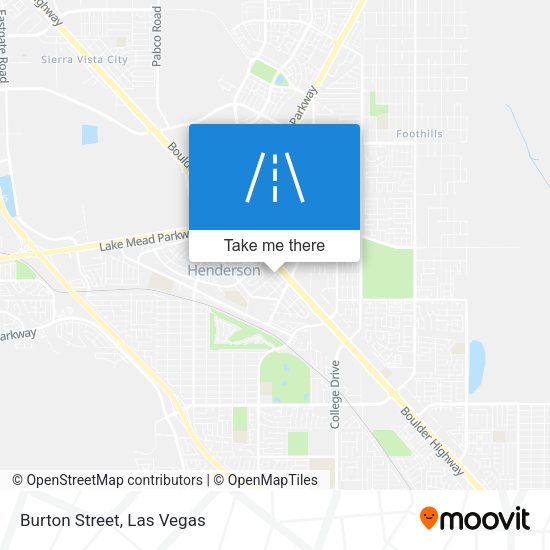 Mapa de Burton Street
