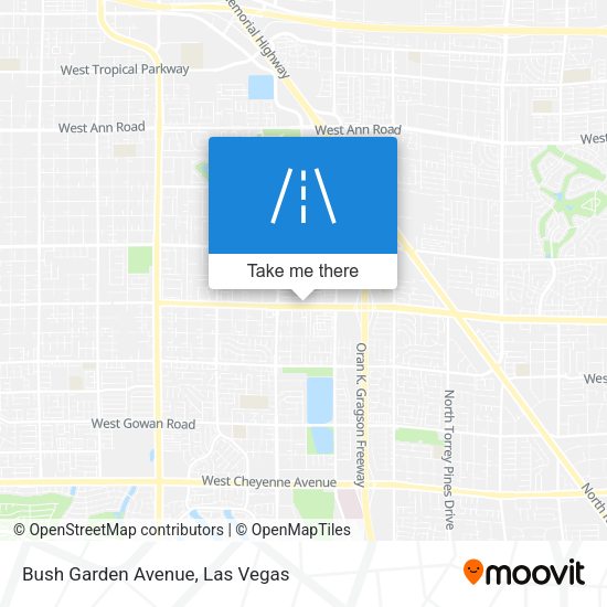 Mapa de Bush Garden Avenue