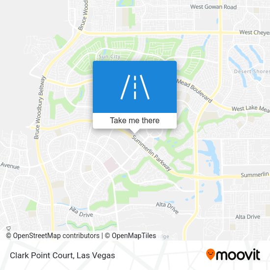 Mapa de Clark Point Court
