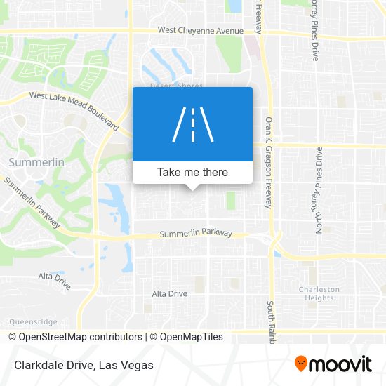 Mapa de Clarkdale Drive