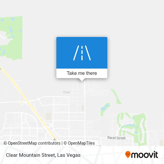 Clear Mountain Street map