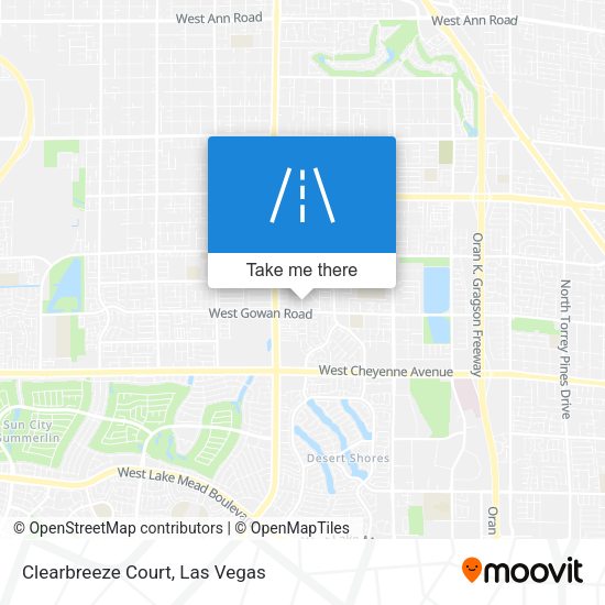 Clearbreeze Court map