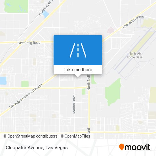 Mapa de Cleopatra Avenue
