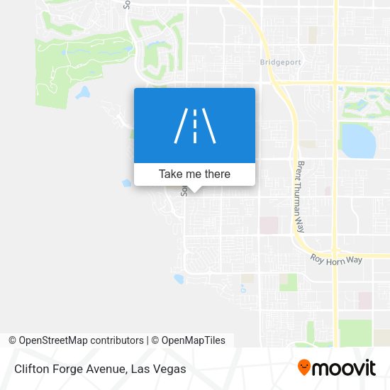 Clifton Forge Avenue map