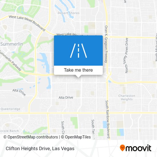 Clifton Heights Drive map