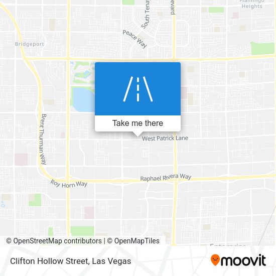 Clifton Hollow Street map
