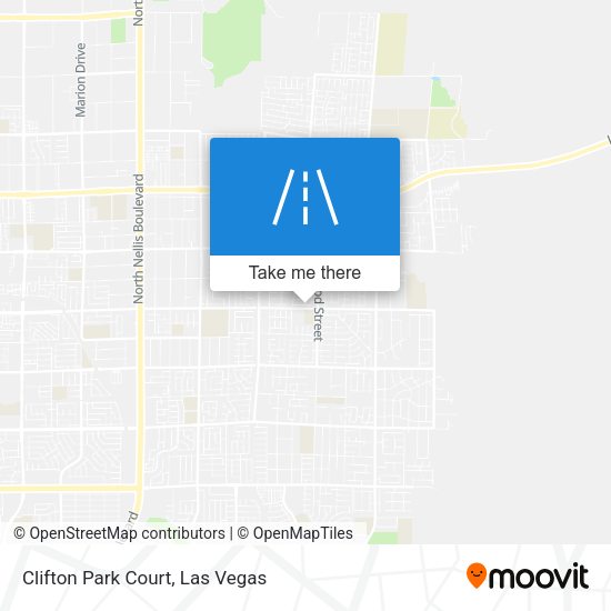 Mapa de Clifton Park Court