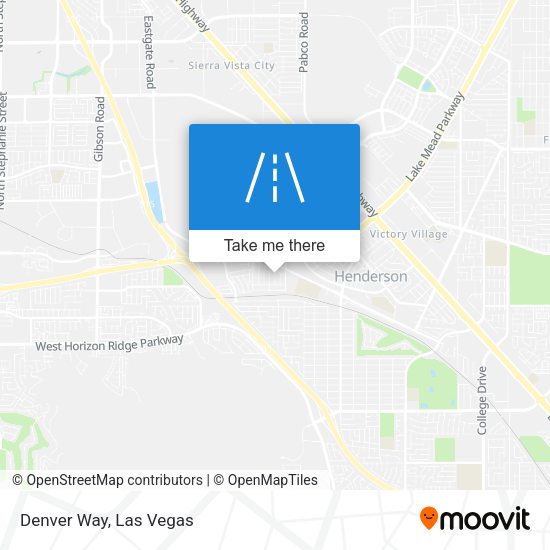 Mapa de Denver Way