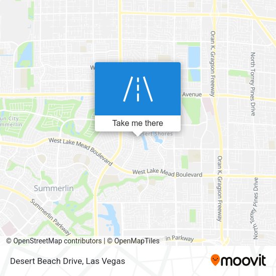 Mapa de Desert Beach Drive