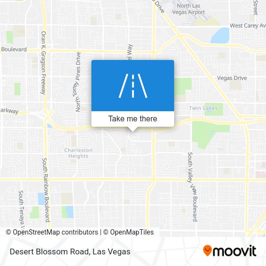 Desert Blossom Road map