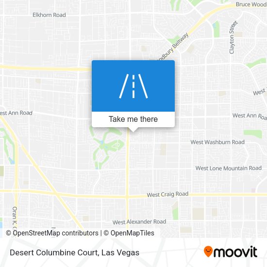 Desert Columbine Court map