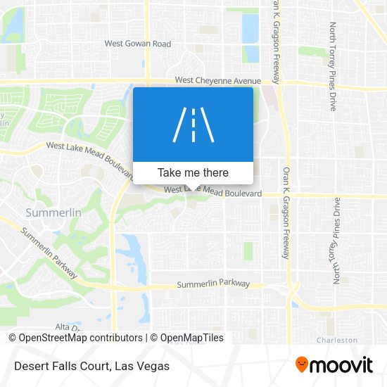 Desert Falls Court map