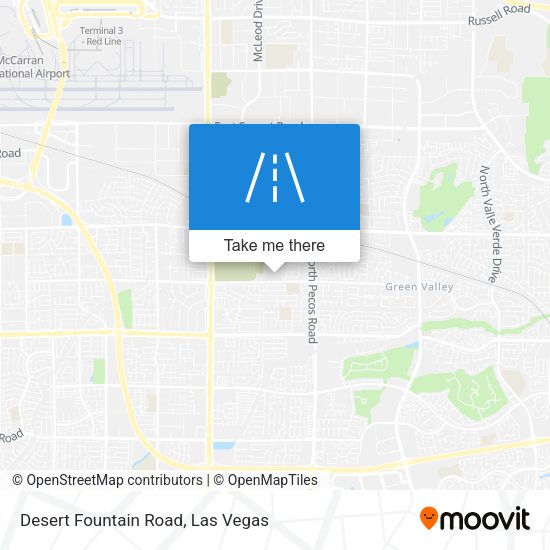 Mapa de Desert Fountain Road