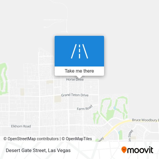 Mapa de Desert Gate Street