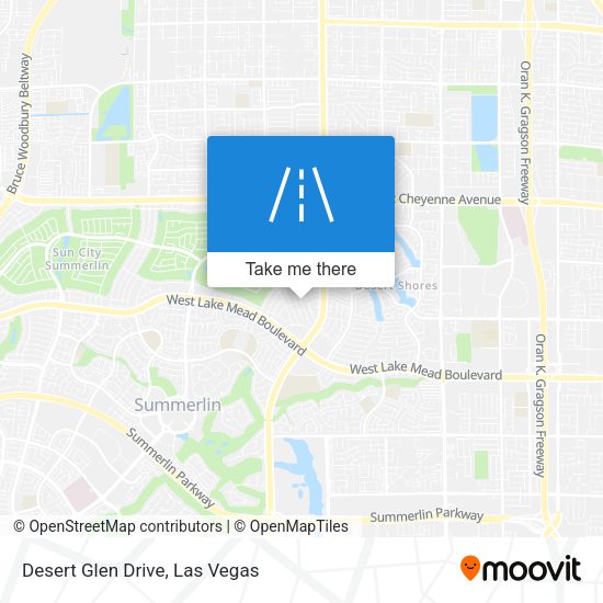 Mapa de Desert Glen Drive