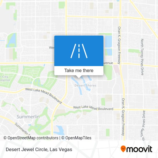 Mapa de Desert Jewel Circle