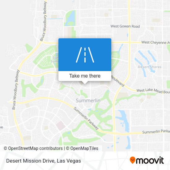 Desert Mission Drive map