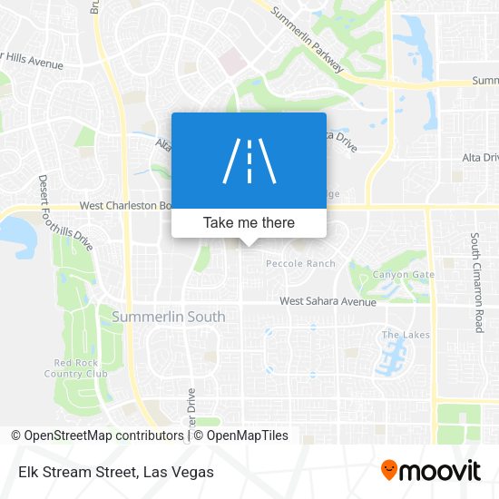 Mapa de Elk Stream Street