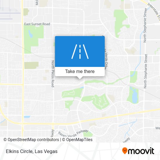 Mapa de Elkins Circle