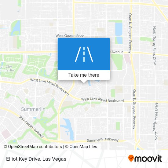 Elliot Key Drive map