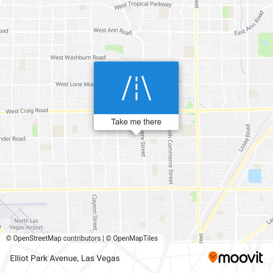 Mapa de Elliot Park Avenue