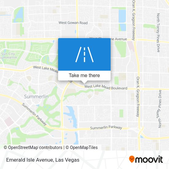 Mapa de Emerald Isle Avenue