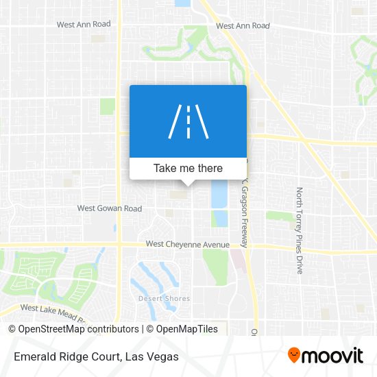 Emerald Ridge Court map