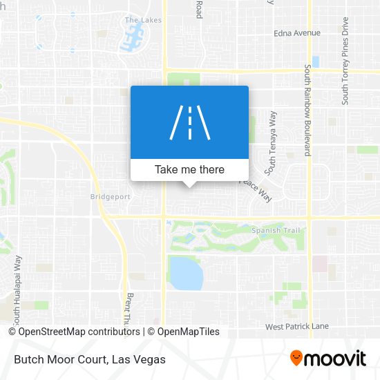 Mapa de Butch Moor Court
