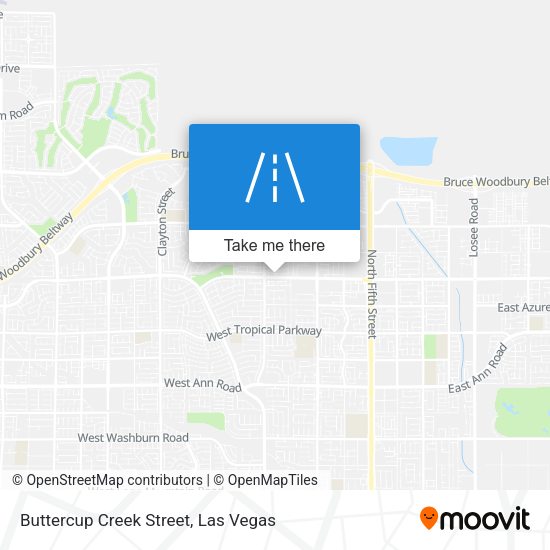 Buttercup Creek Street map