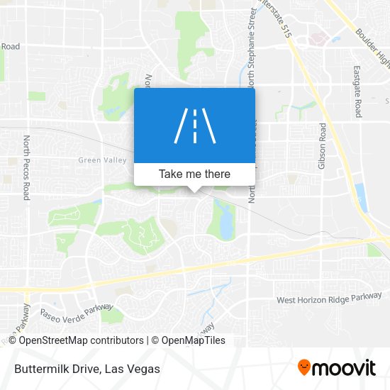 Mapa de Buttermilk Drive