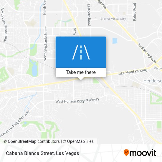 Mapa de Cabana Blanca Street
