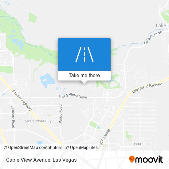 Cable View Avenue map