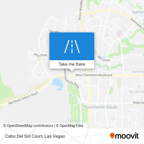 Cabo Del Sol Court map