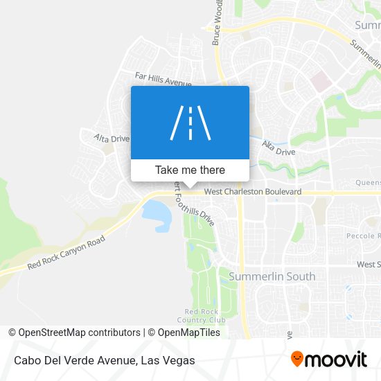 Cabo Del Verde Avenue map
