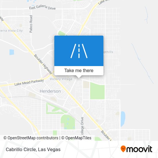 Cabrillo Circle map
