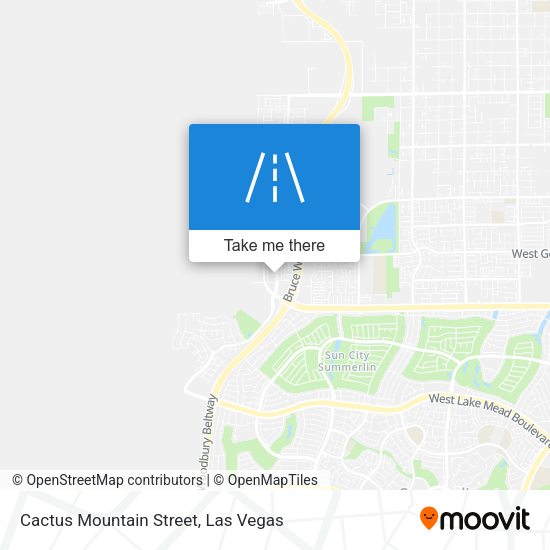 Cactus Mountain Street map